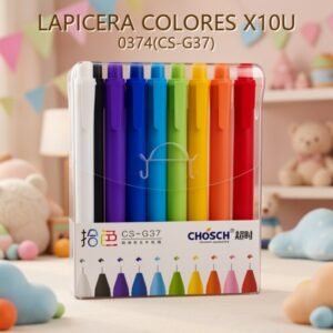 LAPICERA COLORES X10U 0374(CS-G37)