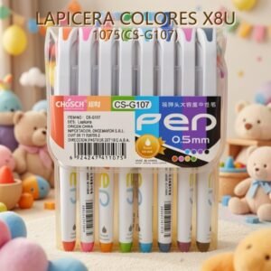 LAPICERA COLORES X8U 1075(CS-G107)