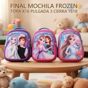 MOCHILA FROZEN TORA X16 PULGADA 3 CIERRA 1618
