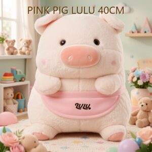 PINK PIG LULU 40CM