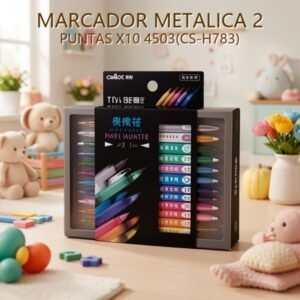 MARCADOR METALICA 2 PUNTAS X10 4503(CS-H783)