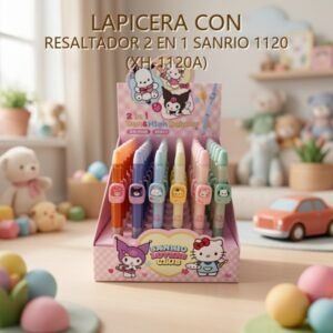 LAPICERA CON RESALTADOR 2 EN 1 SANRIO 1120 (XH-1120A)