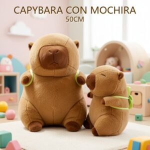 CAPYBARA CON MOCHIRA 50CM