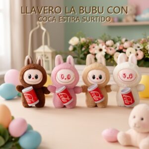 LLAVERO LA BUBU CON COCA ESTIRA SURTIDO