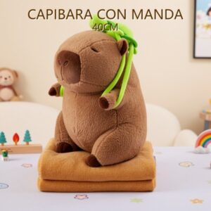 CAPIBARA CON MANDA 40CM