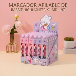 MARCADOR APILABLE DE RABBIT HIGHLIGHTER X1 MD-197