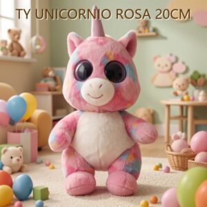TY UNICORNIO ROSA 20CM
