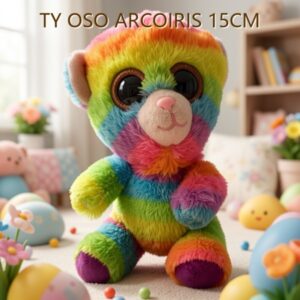 TY OSO ARCOIRIS 15CM