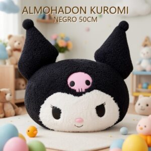 ALMOHADON KUROMI NEGRO 50CM