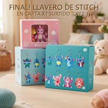 FINAL! LLAVERO DE STITCH EN CAJITA X1 SURTIDO [LX12-1]