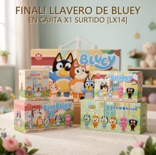 FINAL! LLAVERO DE BLUEY EN CAJITA X1 SURTIDO [LX14]