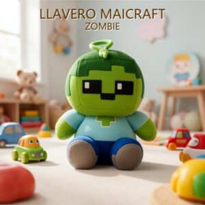 LLAVERO MAICRAFT ZOMBIE