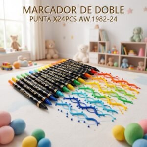 MARCADOR ACRILICO DE DOBLE PUNTA X24PCS AW.1982-24