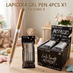 LAPICERA GEL PEN 4PCS X1 CS-G360-4