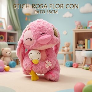 STICH ROSA FLOR CON PATO 55CM