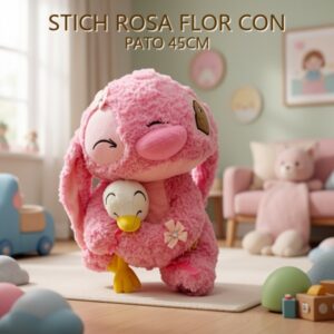 STICH ROSA FLOR CON PATO 45CM