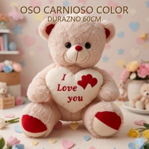 OSO CARNIOSO COLOR DURAZNO 60CM