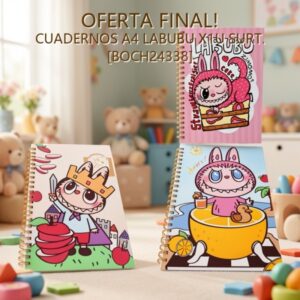 CUADERNOS A4 LABUBU X1U SURT. [BOCH24338]