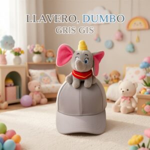 LLAVERO DUMBO GRIS