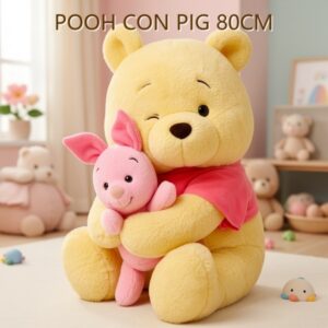 POOH CON PIG 80CM