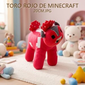 TORO ROJO DE MINECRAFT 20CM.JPG
