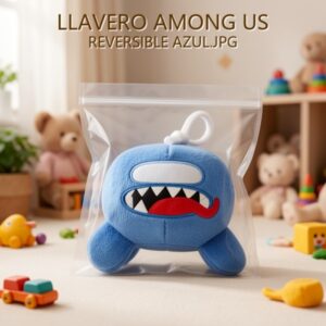 LLAVERO AMONG US REVERSIBLE AZUL.JPG