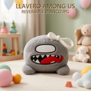 LLAVERO AMONG US REVERSIBLE BLANCO.JPG