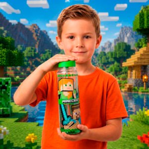 BOTELLA MINECRAFT 500 ML
