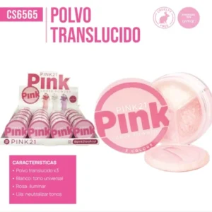 PINK21 POLVO TRANSLUCIDO 3CL. CS6565
