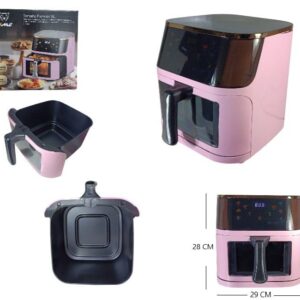 FREIDORA DE AIRE 10L COLOR ROSA