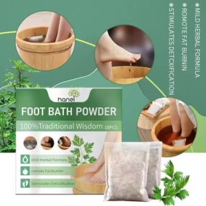 Polvo herbal para bano de pies