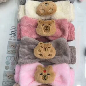 Vincha de peluche osito