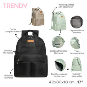 MOCHILA MATERNAL TRENDY