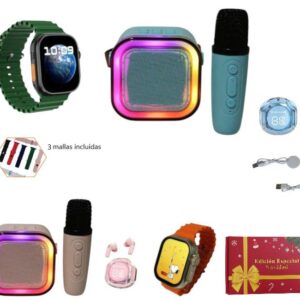 COMBO 3 EN 1 PARLANTE + AURICULAR + RELOJ
