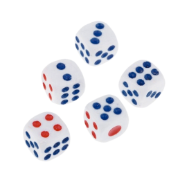 DADOS X 5 UNIDADES