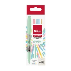 RESALTADOR FILGO FINO PASTEL X4