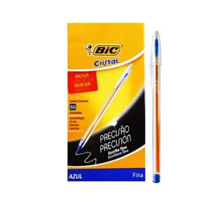 BOLIGRAFO BIC CRISTAL TRAZO FINO 0.8MM AZUL X UND.