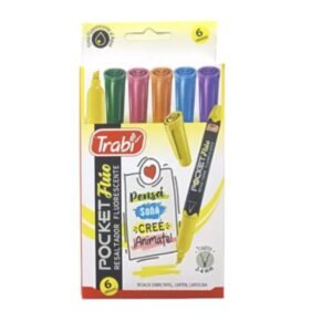 RESALTADOR TRABI POCKET FLUO X6