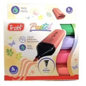 RESALTADOR TRABI P/B PASTEL X4