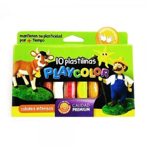 PLASTILLINA PLAYCOLOR X10