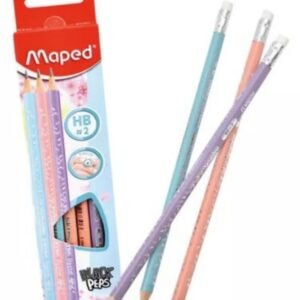 LAPIZ GRAFITO C/GOMA MAPED PASTEL X12