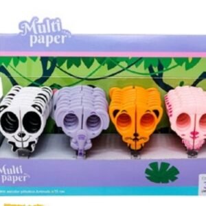 TIJERA MULTIPAPER METALICO ANIM 13CM