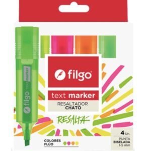 RESALTADOR FILGO MARKER FLUO X4