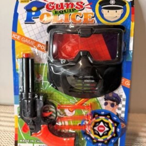 SET POLICIA C/MASCARA 31X22CM