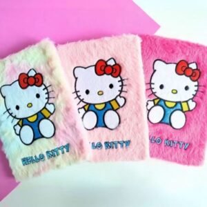 DIARIO PELUC C/CANDADO HELLO KITTY 21X17CM
