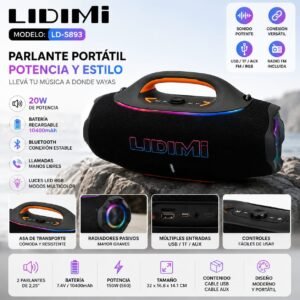 PARLANTE LIDIMI LD-S893