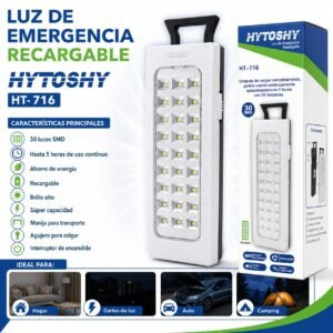 LUZ DE EMERGENCIA 30 LED HT-716