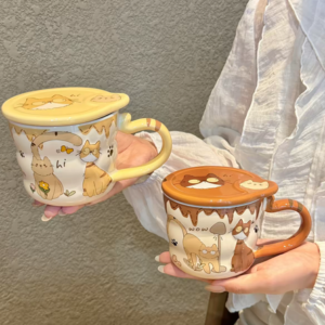 TAZA CERAMICA CRAZY CATS