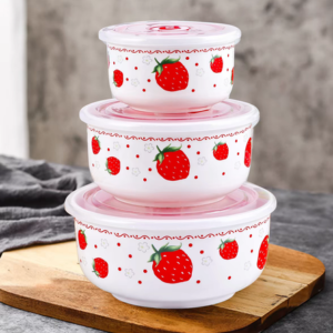 SET DE BOWL CERAMICA CON TAPA X 3 2025080823163