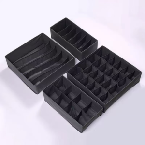 ORGANIZADOR DE ROPA DE TELA GRIS
